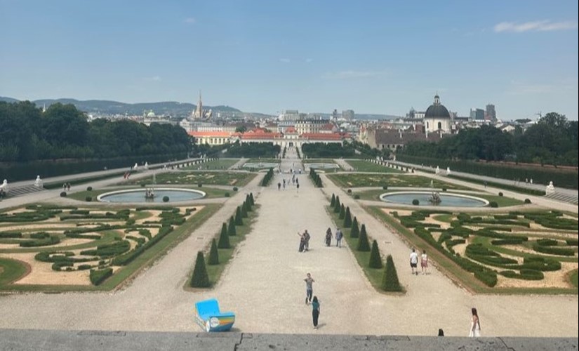 Imperial garden in Vienna
