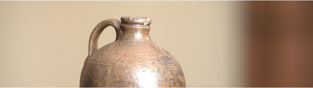 Clay jug in the Southern Pottery Collection