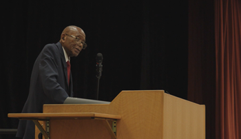 Fred Gray speaking at Auburn's Constitution Day