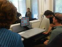 Demonstation of EyeGuide eye-tracking software