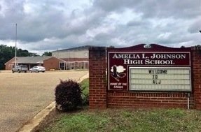 Picture of Amelia Love Johnson High School sign