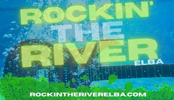 Graphic advertising "Rockin' the River"