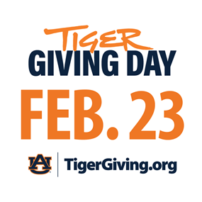 Tiger Giving Day on February 23 visit Tiger Giving dot org