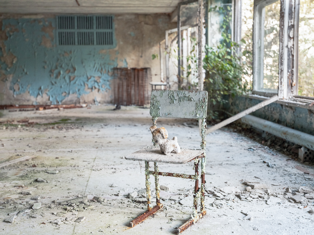 Catherine Adams, Vocational Technical School, Pripyat, Chernobyl Zone, Ukraine (2018)