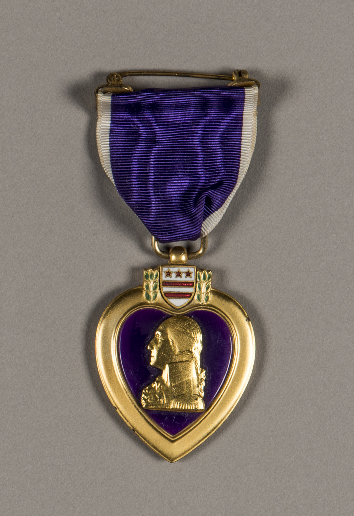 Purple Heart of Lt. Byron Yarbrough. Currently on display at Pebble Hill.