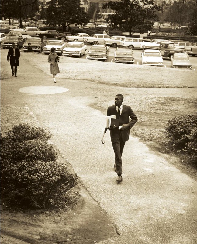 Harold A. Franklin on Auburn's campus in 1964