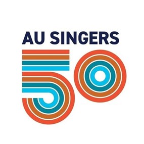 AU Singers 50 retro graphic