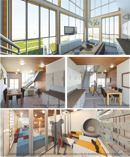 collage of digital house plans